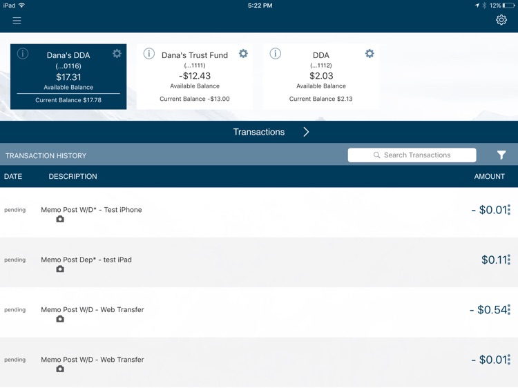 Seattle Bank Mobile for iPad