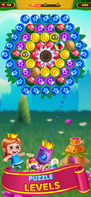 Flower Games - Bubble Shooter(圖7)-速報App