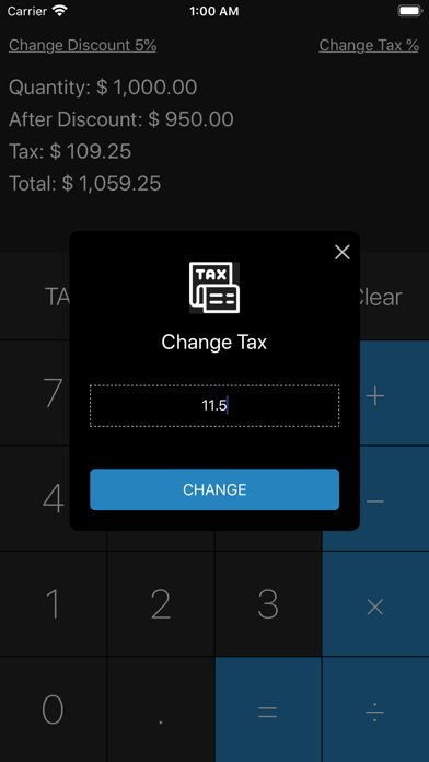 How to cancel & delete Taxealo Sales Tax Calculator from iphone & ipad 3
