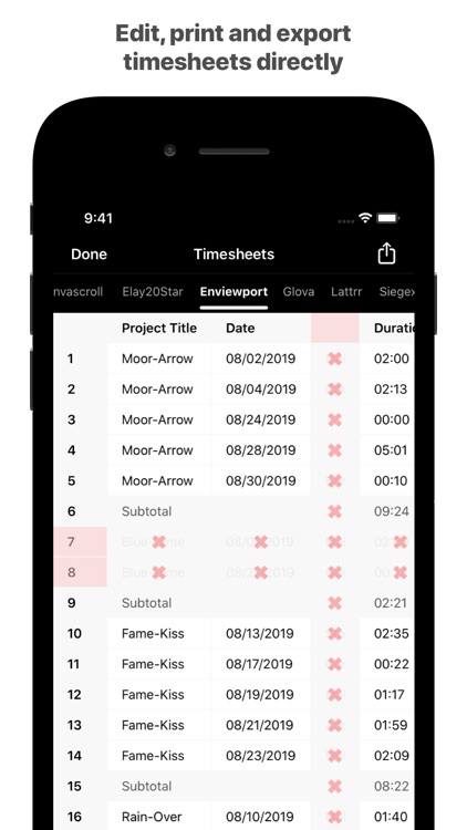 Busydays Time Tracking screenshot-4