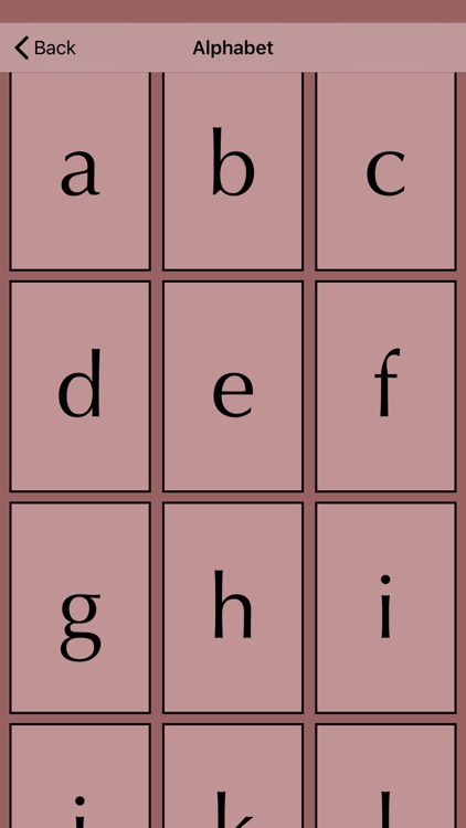 Alphabet Teacher app