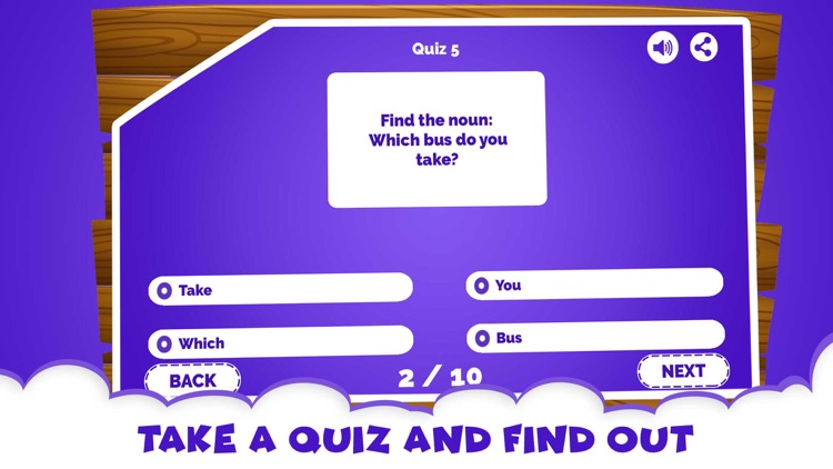 Learn Noun Quiz Games For Kids