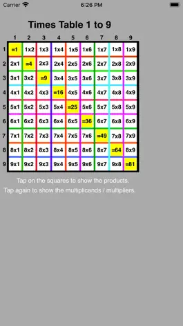 Game screenshot Times Table 1 to 9 mod apk