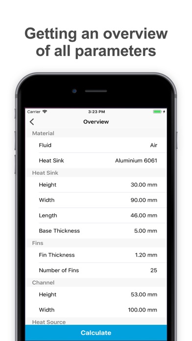 xHeatSink: Thermal Calculator screenshot 2