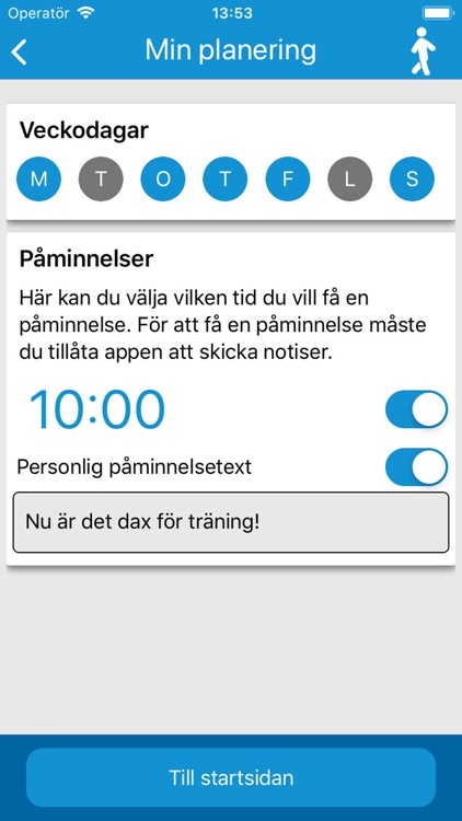 Omvandla Träning Till Steg App