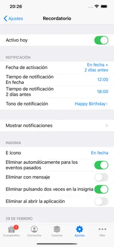Screenshot 5 BirthdaysPro X iphone