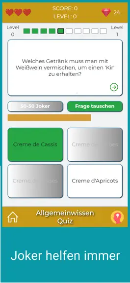 Game screenshot Allgemeinwissen Quiz App hack