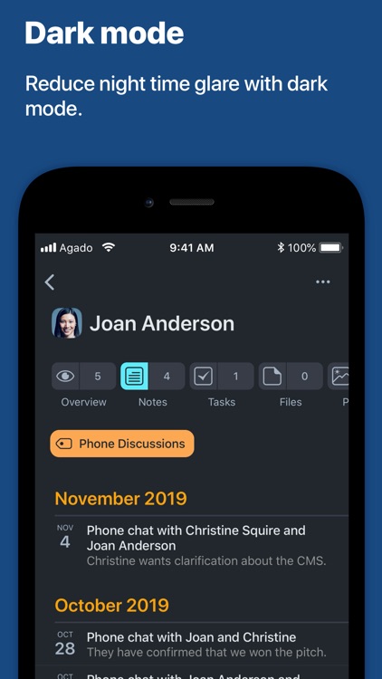 Agado: Contacts, Notes & Tasks screenshot-8