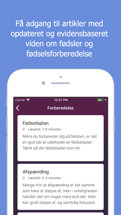 How to cancel & delete Prepare - Fødselsforberedelse from iphone & ipad 3