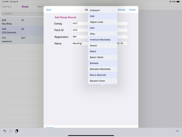 Sheep Feeding Database screenshot-3