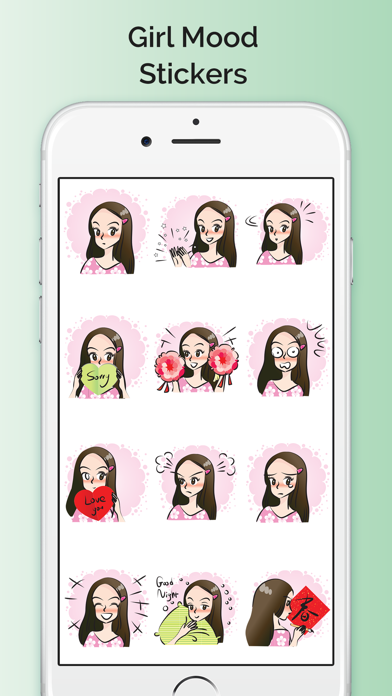 How to cancel & delete Girlish Mood Stickers from iphone & ipad 3