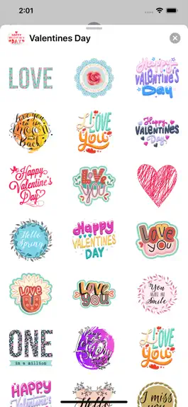 Game screenshot Happy Valentines Day Stickers∙ mod apk