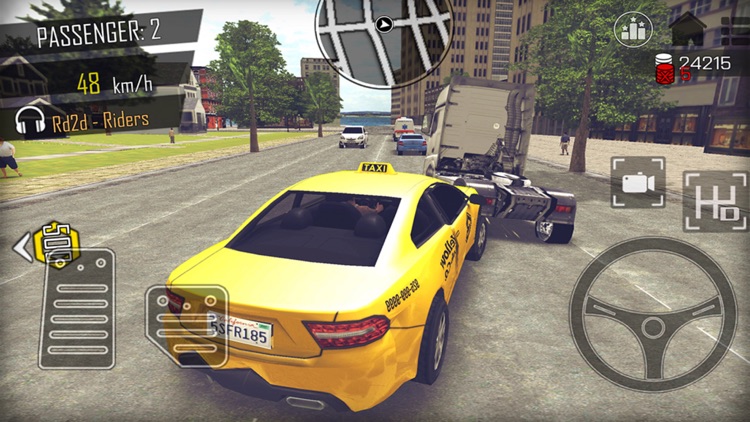 US Taxi Driving Simulator 2023: Open World Taxi Game 3D