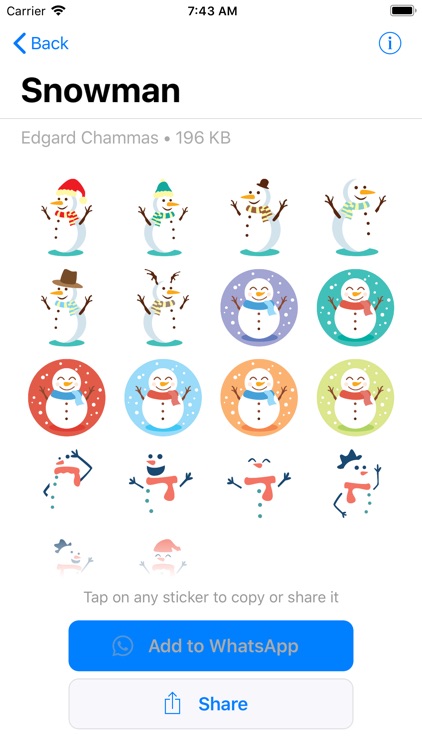 Xmas Stickers, Merry Christmas