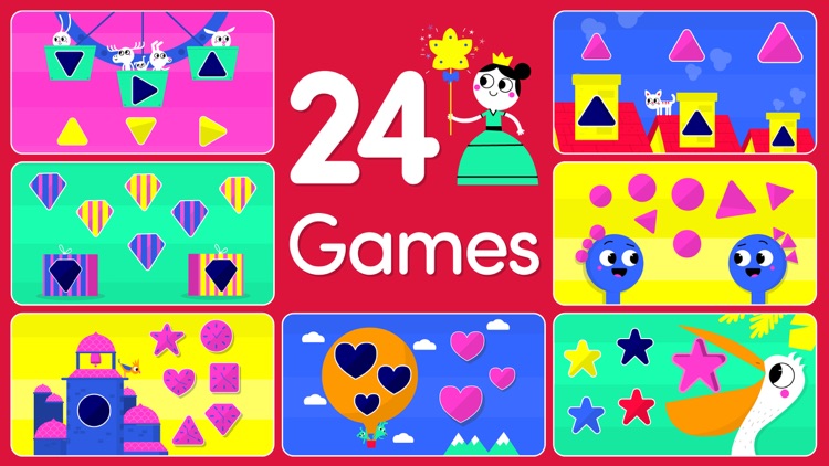 Shape games for kids toddlers