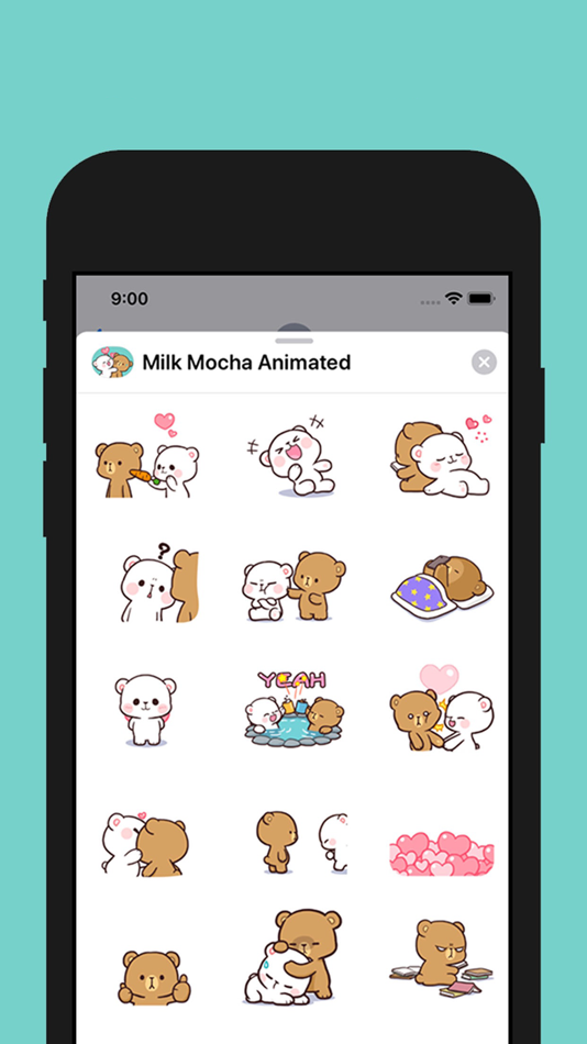 #3. Milk and Mocha Animated (iOS) โ ด ย: Gigih Hartanto.