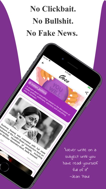 Ooze : A new way to news