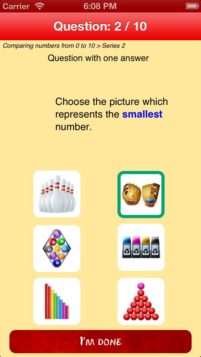 Screenshot #2 pour uneStar Maths Ages 6-7