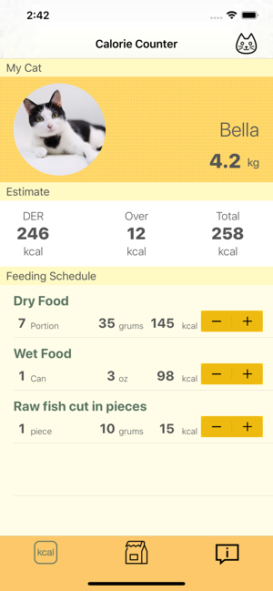 Cat Calorie Counter(圖1)-速報App