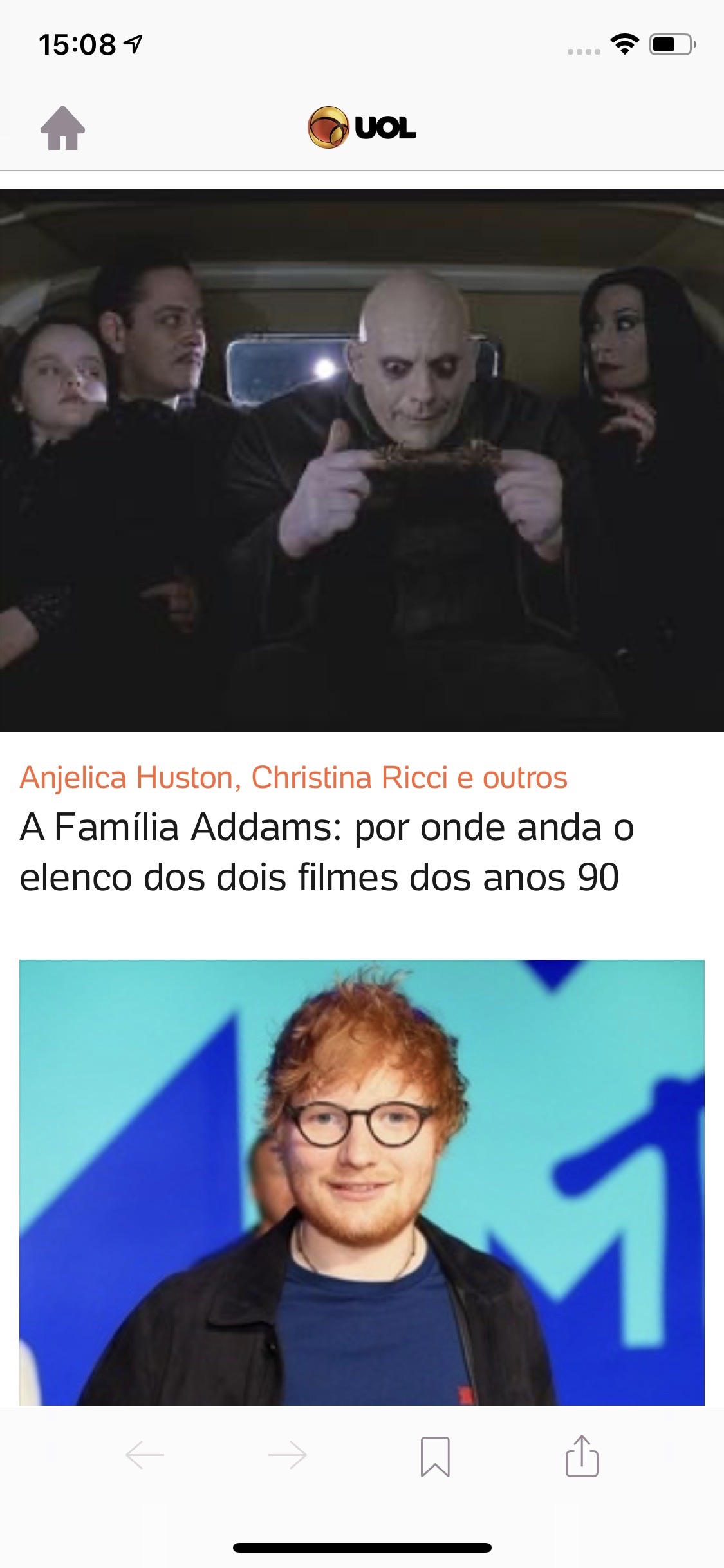 Screenshot do app UOL - Notícias em Tempo Real