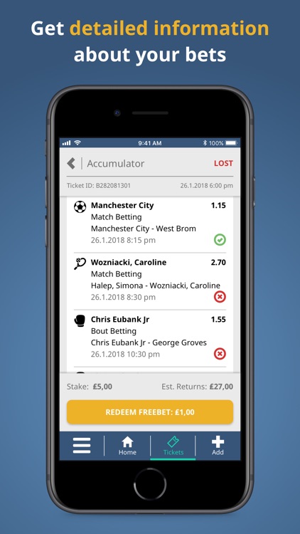 BetXS Bet Tracker screenshot-3