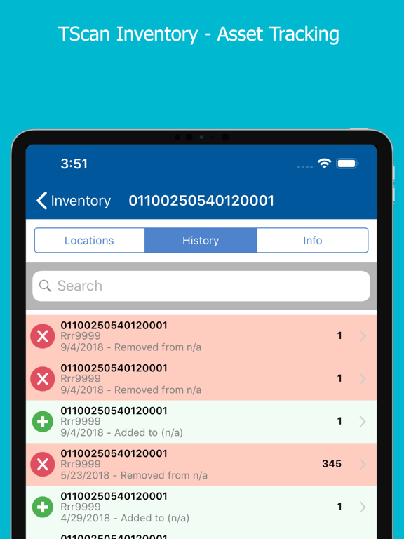 Screenshot #4 pour TScan Inventory Asset Tracking