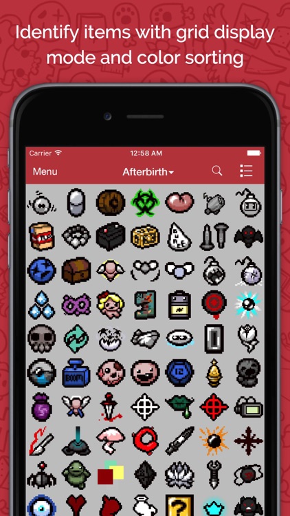 Guide for Binding of Isaac