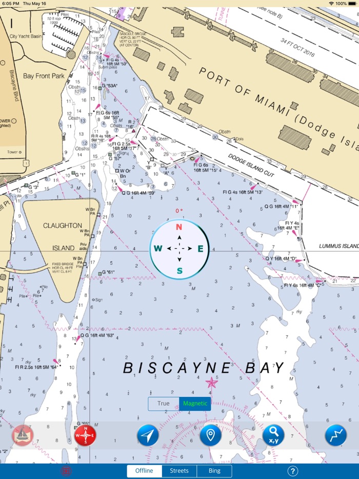 FLORIDA South - MARINE MAP