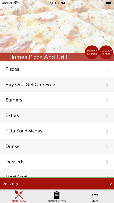 Flames Pizza And Grill Leaming screenshot 2