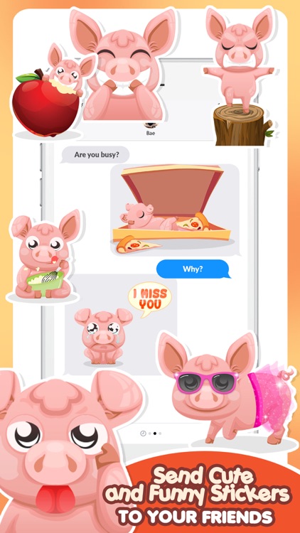 Mini-Pig Pet Emoji Stickers screenshot-3