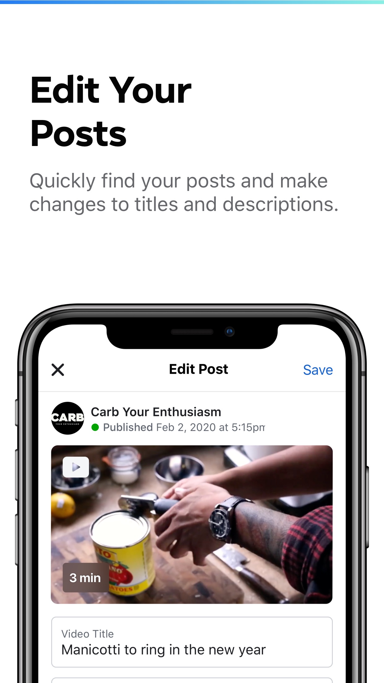Screenshot do app Creator Studio from Facebook