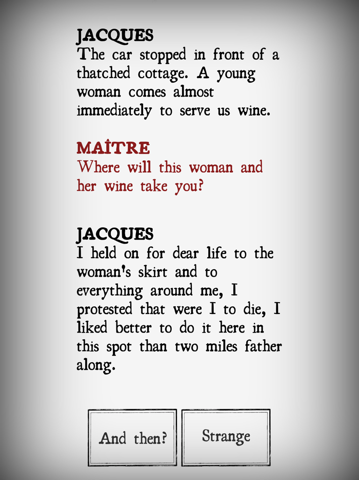 Jacques the Fatalist