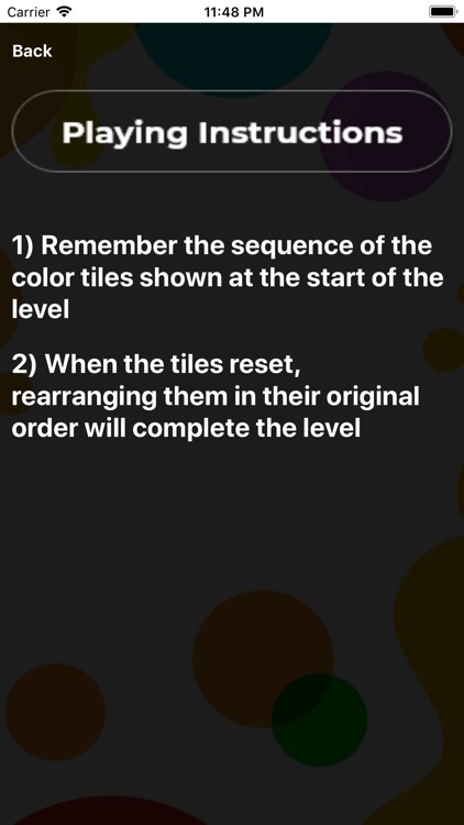 Memory Color Tiles