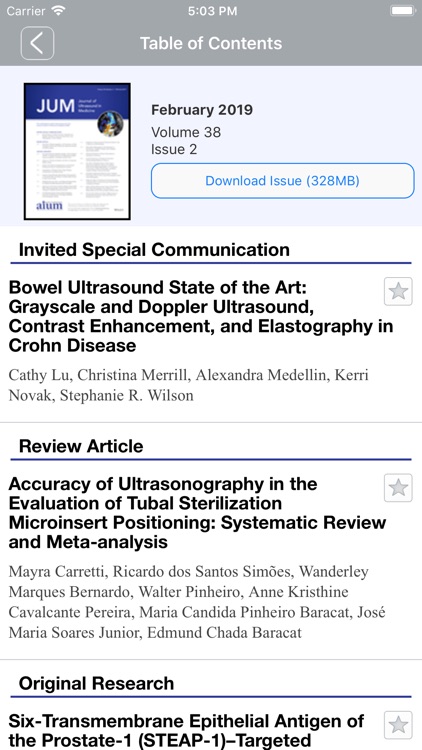 Journal of Ultrasound in Me... screenshot-4