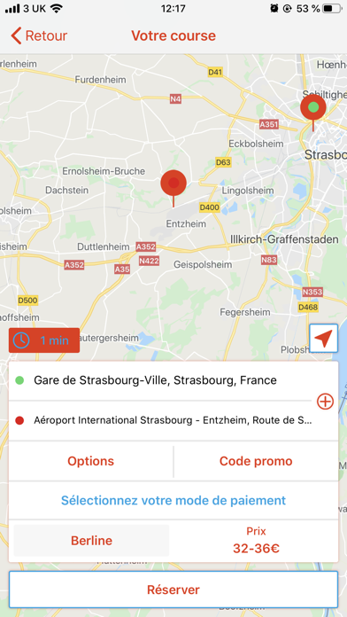 Taxi Strasbourg screenshot 2