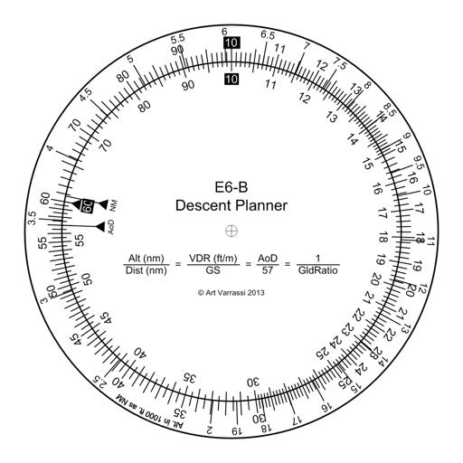 E6B Descent Planner iOS App