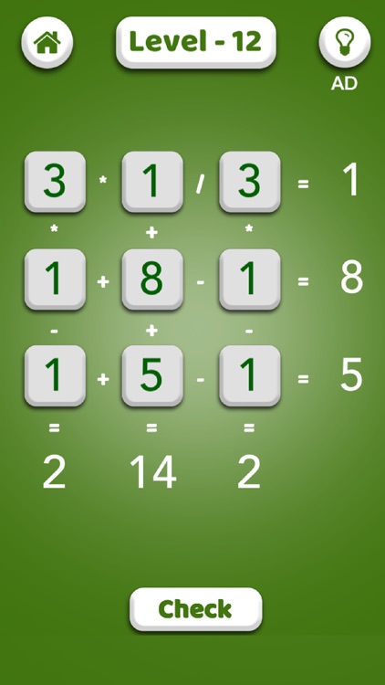 Math Board Puzzle
