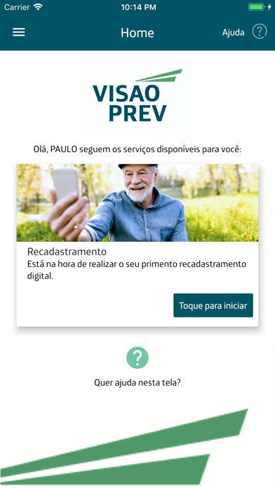 How to cancel & delete Visão Prev - Recadastramento from iphone & ipad 2