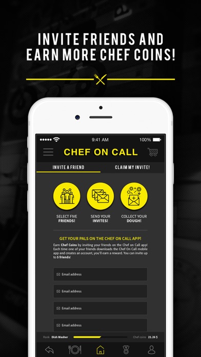 How to cancel & delete Chef-On-Call from iphone & ipad 4