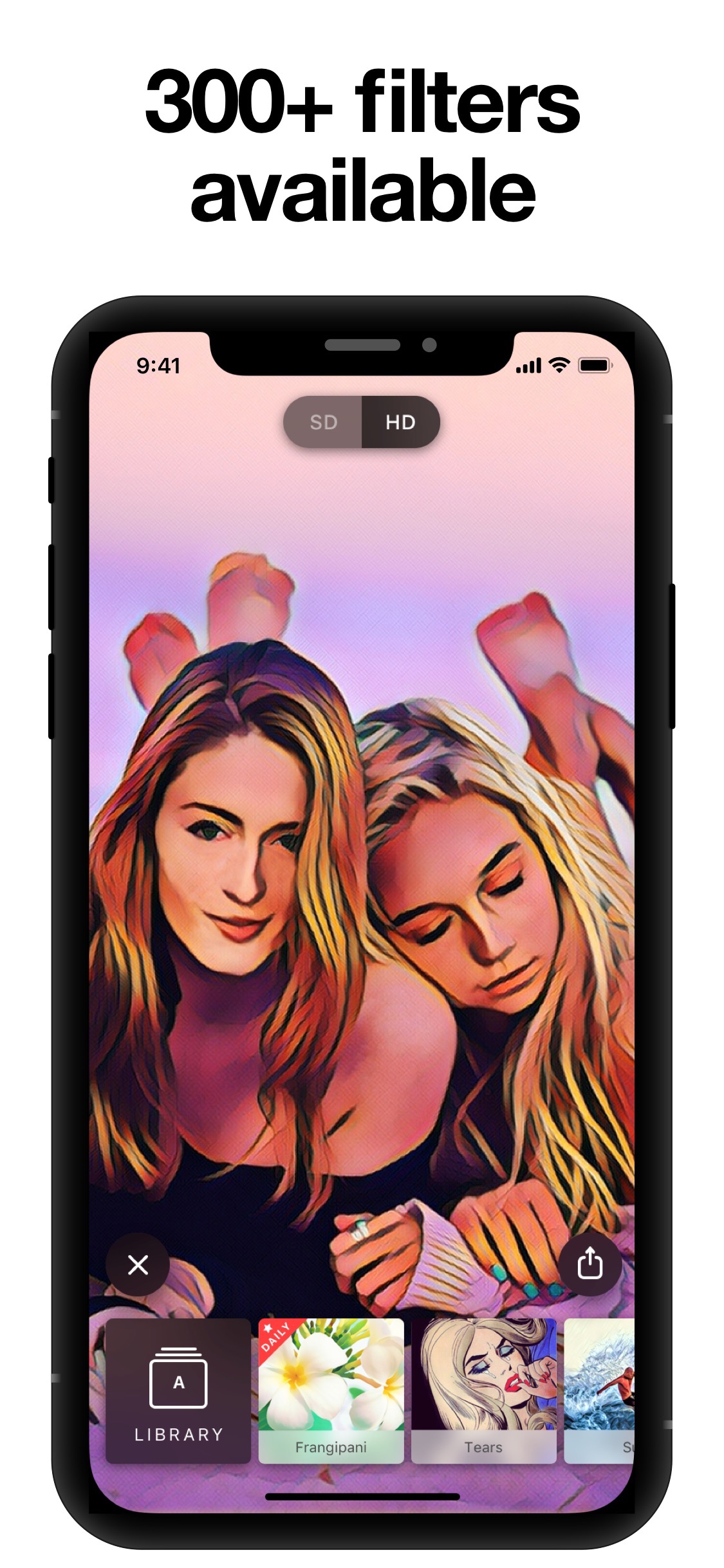 Screenshot do app Prisma Photo Editor