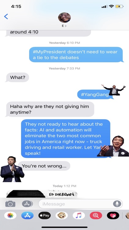 Andrew Yang Sticker Pack