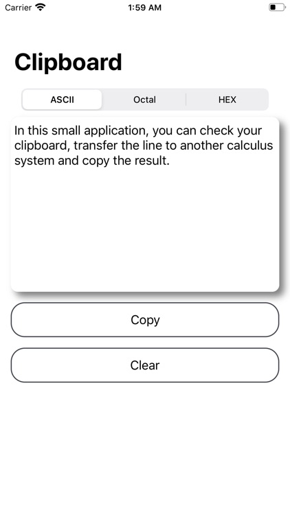 Number systems clipboard