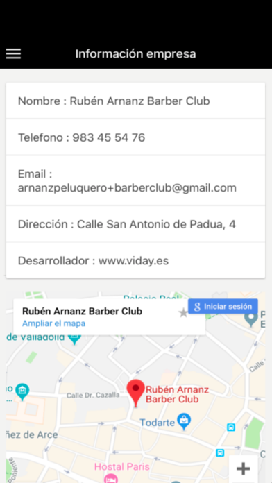 Rubén Arnanz Barber Club screenshot 3