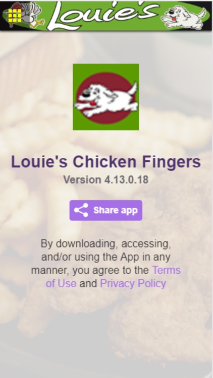 Louie's Chicken Fingers.