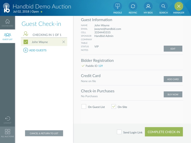 Handbid for iPad screenshot-7
