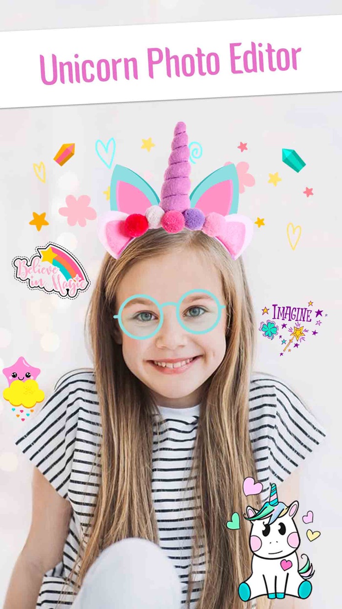 Unicorn Photo Editor for Girls