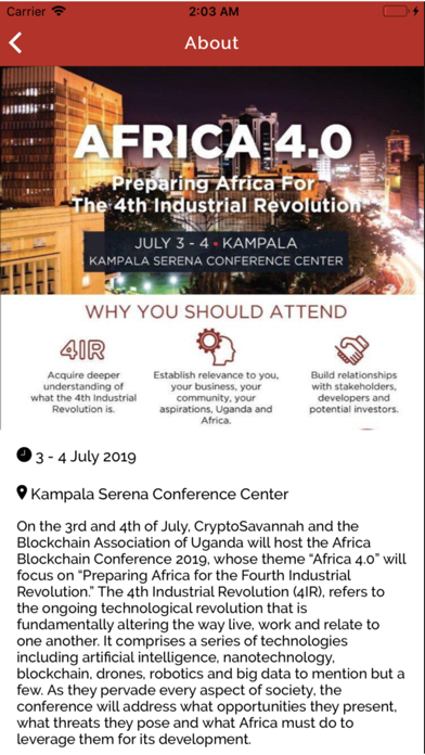 Africa Blockchain Conference screenshot 3