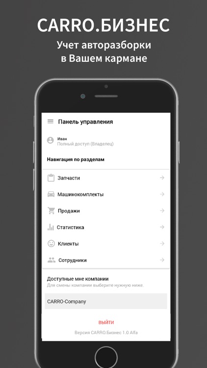 CARRO.Бизнес (устаревшая)