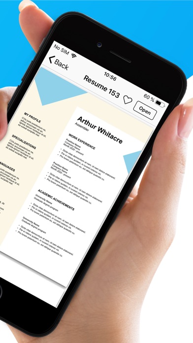 How to cancel & delete Resume Templates from iphone & ipad 4