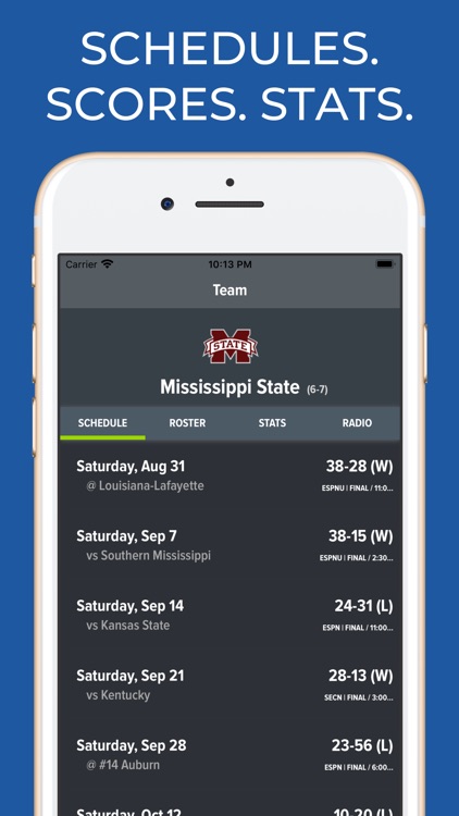 Mississippi State Football App
